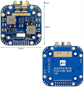 HOSHI <span class=keywords><strong>MATEKSYS</strong></span> FCHUB 12S V2 PDB 60V 70A 440A เซ็นเซอร์กระแสไฟ 5V 12V BEC 30x30 มม. สำหรับโดรน XClass ควอดคอปเตอร์ - Product Image 5
