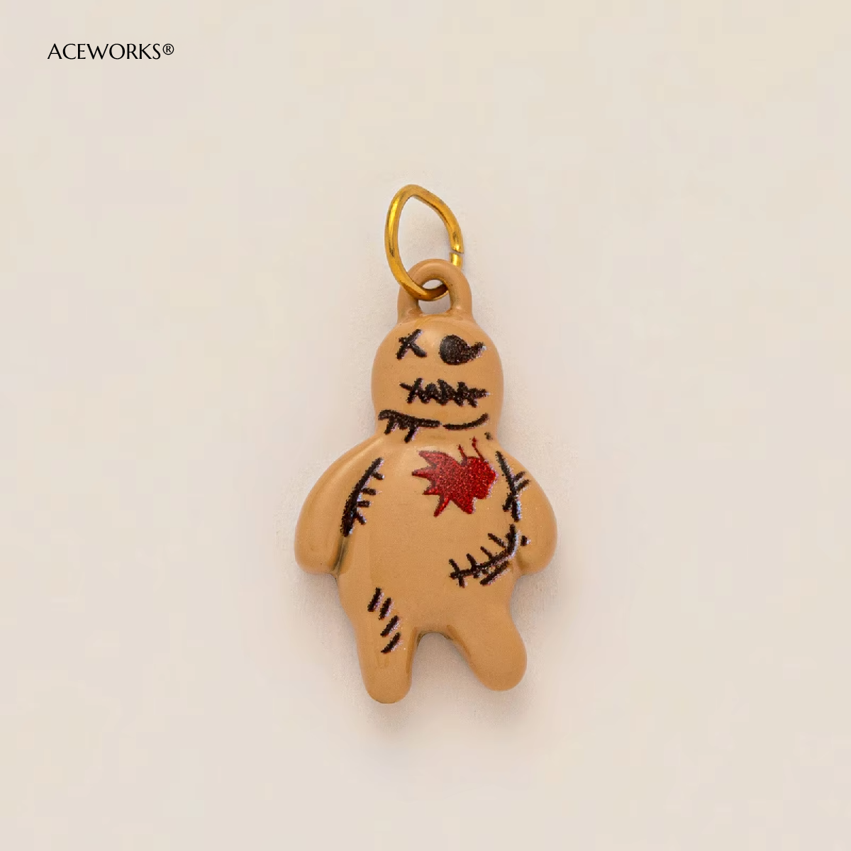 Breloque poupée vaudou