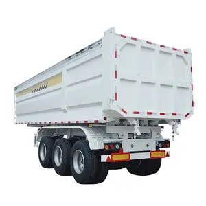 Oyar 40 pés 60 pés 3/4/5 eixo 40 toneladas 60 toneladas 70t equipamento de transporte de pedra utilitário caminhão basculante semi-reboque de carga