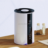 Humidificateur d'huiles essentielles à écran LCD 4L 4,5 L personnalisé, humidificateur d'air purificateur d'aromathérapie ultrasonique de bureau