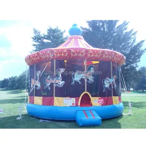 Không khí Bouncer Carousel trẻ em nhảy Trampoline Inflatable lâu đài bouncy