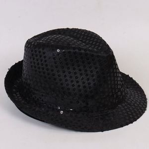 Sombrero de Lentejuelas de Moda 2024 para Niños y Niñas, Hombres y Mujeres, Gorra de Vaquero para Fiesta de Cumpleaños, Accesorios para Espectáculos de Danza Jazz, Disfraz, Decoración de Carnaval - Product Image 3