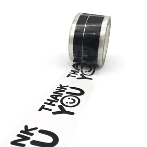 Personalizada Pegar Warna Bopp Tape Cinta De Embalaje Transparente 2 "X 40 Yds