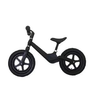 Bicicleta de fibra de carbono para niños, bici de empuje personalizada, para correr, para aprendizaje