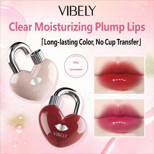 <span class=keywords><strong>Gloss</strong></span> à lèvres hydratant et nourrissant en forme de mini-cœur, effet miroir, longue tenue, waterproof - Product Image 1