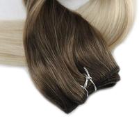 Extensions de cheveux humains Remy vierges tissage de cheveux de beauté véritable de cheveux humains brésiliens de haute qualité