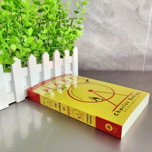 Il <span class=keywords><strong>potere</strong></span> di abitudine educativo custom softcover inglese libri di apprendimento con timbro d'oro per la lettura di libri di stampa all'ingrosso - Product Image 3