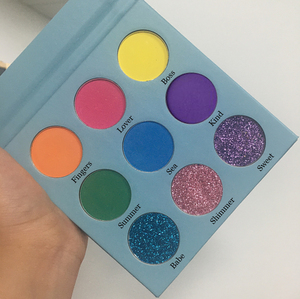 Wholesale Private Label Diy <strong>Red</strong> <strong>Eyeshadow</strong> <strong>Palette</strong> Valentine's <strong>Eyeshadow</strong> <strong>Palette</strong> Custom logo - Product Image 2