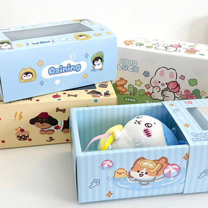 Caja de Papel Rectangular Personalizada para Juguetes de Peluche, Caja de Regalo con Diseño de Dibujos Animados y Logotipo - Product Image 4
