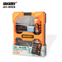 Kit d'outils de réparation portable et précis JAKEMY JM-8159 pour ordinateurs portables et téléphones mobiles, certifié CE, embouts en acier au chrome-vanadium, OEM/ODM