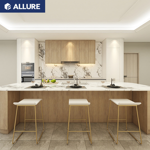 Quyến rũ Miễn phí thiết kế thường vụ ý tưởng solidwood nhà đầy đủ hợp thời trang Thiết kế chất liệu tùy chỉnh đồ nội thất tủ bếp thiết lập mới - Product Image 6