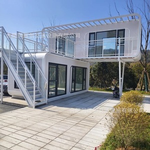 <b>Prefab</b> <b>House</b> Container Modern Steel Hotel Outdoor Camping Starlight Room Total Solution Onsite Installation - Product Image 2