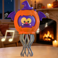 Jouet électronique interactif d'Halloween : Homme Citrouille Dansant, Pieuvre Électrique, Citrouille Musicale Lumineuse - Fabrication Personnalisée