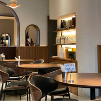 Table basse et ensemble de chaises chaise de loisirs Bar Restaurant meubles Restaurant sièges café Table à manger ensemble de chaises pour centre commercial