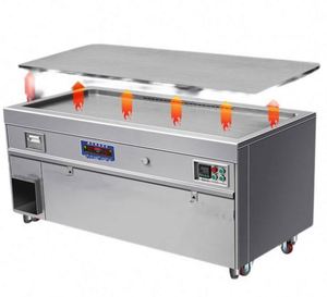 Parrilla Teppanyaki Eléctrica Antiadherente Personalizable para Uso Comercial en Restaurantes, con Opciones Móviles - Product Image 4