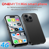SOYES M17 Mini Smartphone Android 12.0 4G mondial de 4 pouces, 3+64 Go, Quad Core, Double SIM, Anglais, Écran LCD 90 Hz, Appareil photo 5 MP