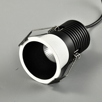 Dernier modèle de spot encastré décoratif miniature pour plafond, cadre de luminaire LED encastré intérieur, anti-éblouissement