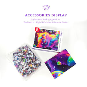 <span class=keywords><strong>Puzzle</strong></span> personnalisé <span class=keywords><strong>gratuit</strong></span> pour enfants 1000 pièces jouet en bois 700x500 <span class=keywords><strong>Puzzle</strong></span> <span class=keywords><strong>de</strong></span> séparation peut être personnalisé avec un design privé - Product Image 4