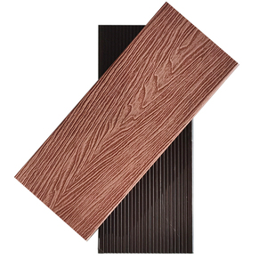 WPC Outdoor Floor Decking Board Waterproof Wood Plastic Composite <b>Deck</b> with Smooth & <b>Brushed</b> Finish - Product Image 1