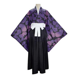 Costumes de cosplay d'anime japonais Tsugikuni Michikatsu Kokushibou, uniforme, vêtements kimono, Halloween - Product Image 1