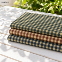 Tissu à carreaux gingham 100 % coton teint en fil, respirant, pour chemises et robes – Tissu de chemise à carreaux respirant