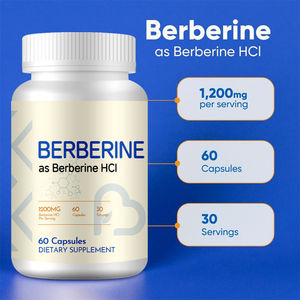 Hot-Selling 1500 mg Berberina Soft Cápsulas Alta Biodisponibilidade Berberina <span class=keywords><strong>HCI</strong></span> para Imunidade Masculina e Feminina para Adultos - Product Image 2