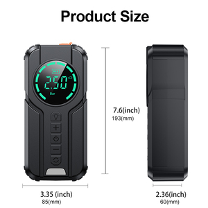 45W 2000A Air Pump Jump <strong>Starter</strong> Booster 16000mah Power Bank Lithium Battery 4 in 1 Car Jump <strong>Starter</strong> - Product Image 3