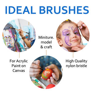 BOMEIJIA usine ventes Premium 6 pièces ensemble pinceaux de peinture ensemble pour professionnel acrylique <span class=keywords><strong>aquarelle</strong></span> peinture Art matériaux - Product Image 6