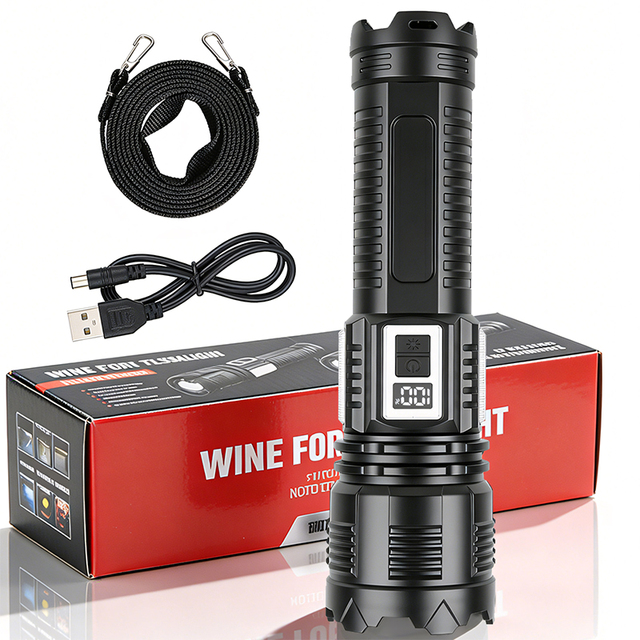 18650  800m 10W LED Rechargeable Torch Light High Power Tactical Long Shot Spotlight Hand Lamp Flashlights