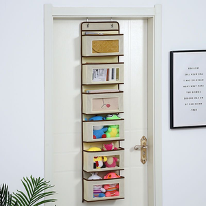 Over The Door clear windows hanging organizer storage bin storage bags with pockets hanging organizer