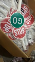 Panneau de sécurité routière réfléchissant Stop Go Sign