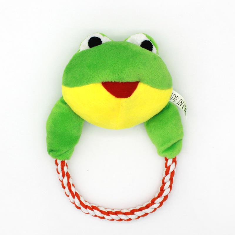 Cabeza de rana verde