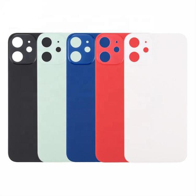 Battery Back Cover for 12mini Big Hole Rear Housing Back Glass Replacement Mobile Phone Housings