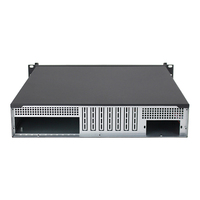 2U 19 "châssis de serveur d'ordinateur industriel de bureau à montage en rack serveur Ipc Pc I3 /i5 / I7 en option