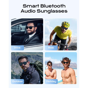 XO Simple Is Beauty Smart for <b>Bluetooth</b> Glasses with Built-In Mic and Speakers - Product Image 1