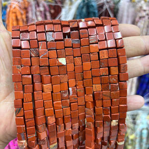 ลูกปัดพลอยธรรมชาติทรงลูกบาศก์ เจียระไนด้วยมือ สำหรับทำเครื่องประดับ DIY ขนาด <span class=keywords><strong>2</strong></span> <span class=keywords><strong>3</strong></span> 4 6 8 มม. ความยาว 38 ซม. - Product Image 6