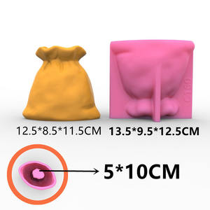 Bolsa de tela para dinero en 3D creativa, <span class=keywords><strong>maceta</strong></span> pequeña de carne, molde de silicona, adornos de arte para el hogar, Cenicero casero, soporte para bolígrafos, artesanías - Product Image 6