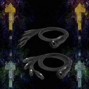 <span class=keywords><strong>4</strong></span>-kanaals 3-pins XLR naar Ethercon Cat6 RJ45 netwerkadapter DMX extender voor professioneel audio- en computergebruik - Product Image 3