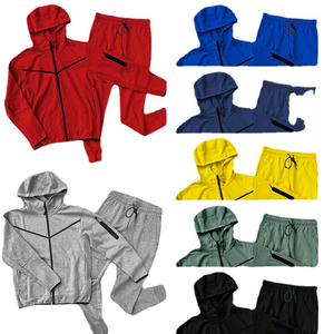 Set da Joggers con Logo personalizzato da uomo abbigliamento sportivo per abbigliamento da uomo set da allenamento abbigliamento da palestra personalizzato comoda tuta da uomo - Product Image 1