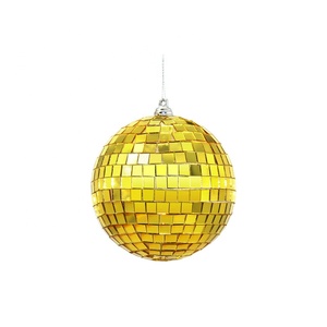 Fait sur mesure pour la décoration de fête de scène de Noël or argent disco lumière gonflable miroir boule danse décoration de Noël - Product Image 4