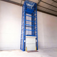 Plateforme élévatrice verticale hydraulique fiable pour le levage de marchandises stationnaires et le transport inter-étages en usine