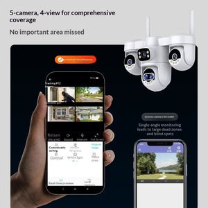 Cámara CCTV Compatible con Todas las Tarjetas SIM de Nigeria con Intercomunicador Infrarrojo Inalámbrico y Seguridad Interior/Exterior, Enlace P2P, Cámaras 50 - Product Image 5
