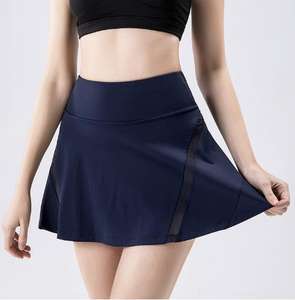 Padel donna indossa gonna da Golf abito da Tennis con pantaloncini in cotone da corsa gonna corta da Tennis 2 pezzi gonna da Tennis - Product Image 5