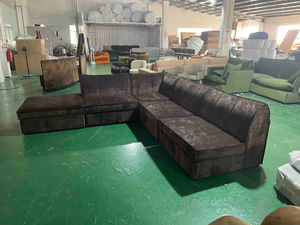 Muebles de Lujo para el Hogar, Muebles de Sala de Estar, Sofá de Estilo Vintage, Juego de Sofás Modulares para Sala de Estar, Sofá Seccional De Sede Pagoda Ds-19 - Product Image 5