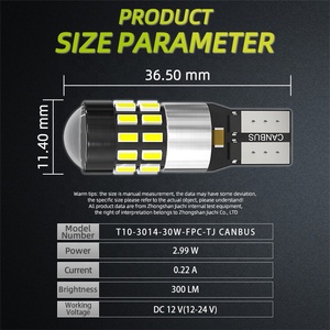 <span class=keywords><strong>2025</strong></span> mới T10 bóng đèn <span class=keywords><strong>3014</strong></span> 30SMD W5W CANBUS 194 501 sửa chữa xe đèn <span class=keywords><strong>LED</strong></span> giấy phép tấm ánh sáng Sương Mù Ánh Sáng - Product Image 6
