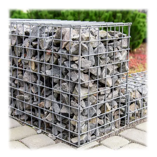 Hot dipped galvanized welded gabion stone cage