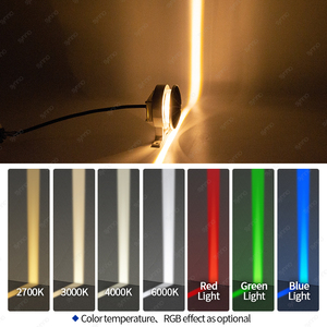 Đa màu sắc ngoài trời 220V 360 độ khung cửa tường KTV khách sạn Thanh hành lang trang trí dẫn ánh sáng Cửa sổ Rèm tường ánh sáng - Product Image 5