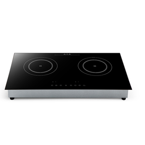 Placa de Inducción con Función de Cocción Potenciada 2000W+2000W, Estructura Sólida de Vidrio para Uso Doméstico - Product Image 4
