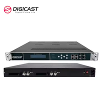 DIGICAST DVB HLS RTMP HTTP para Cabeza de Red Digital de TV/Satélite Encriptada, Tarjeta SIM, Convertidor DVB S2 HD IRD RF a IP con ASI I/O
