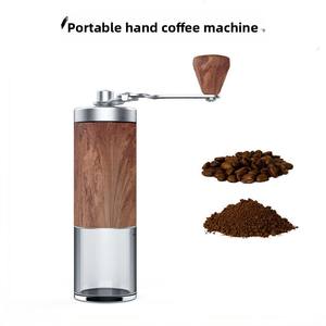 Moulin à café manuel portable en acier inoxydable à manivelle, modèle Wk-3617 - Product Image 2